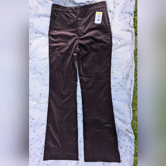 New A.L.C. Sophie Pant - Chocolate Plum size 6 - Picture 2 of 8